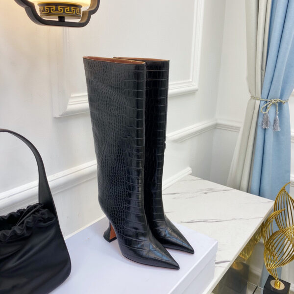 New Autumn And Winter  Print High Heeled Boots - Image 3