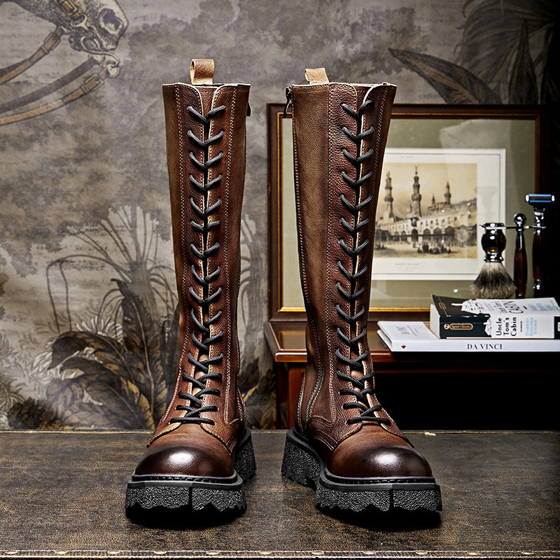 Men’s Fashion Vintage Leather Martin Boots