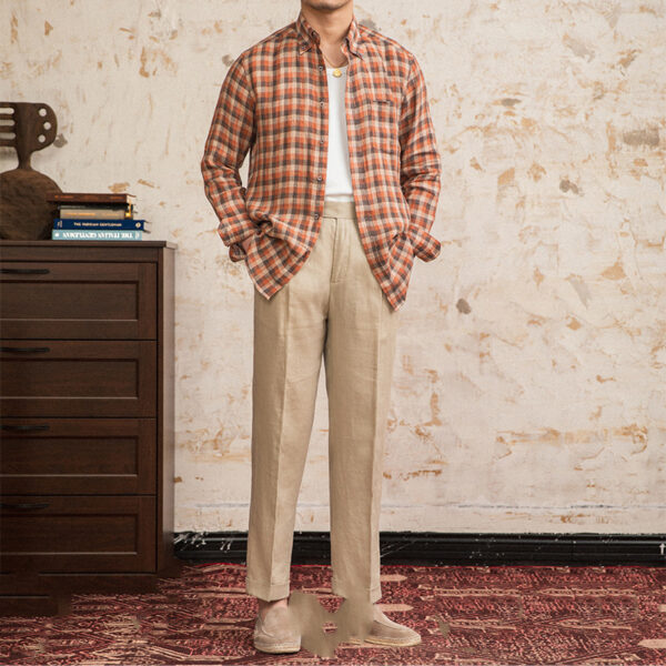 Linen Leisure Young Long Sleeve Shirt - Image 5