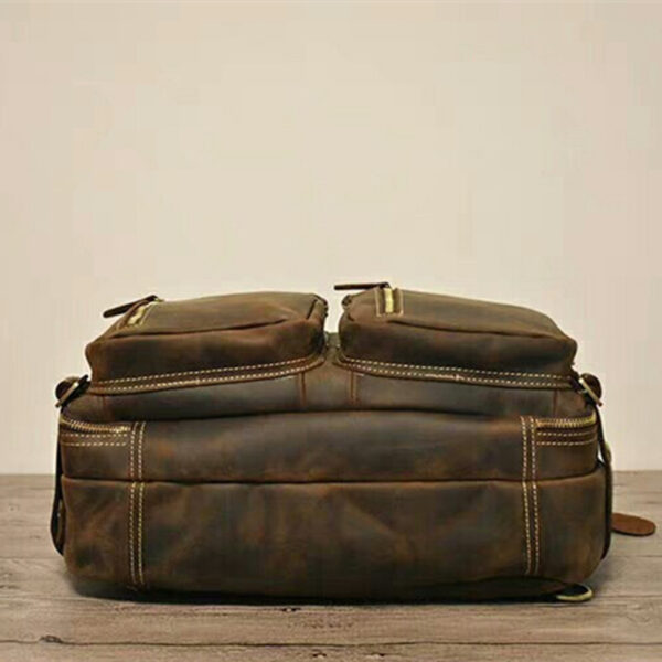 Men's Genuine Leather Hand-held One Shoulder Messenger Bag - Image 2
