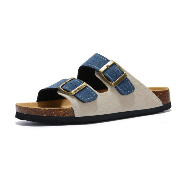 Flat Non-slip Cork Slippers For Men And Women - Image 4