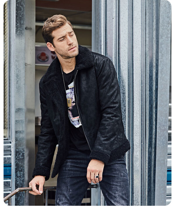 Vintage Casual American Leather Jacket - Image 3