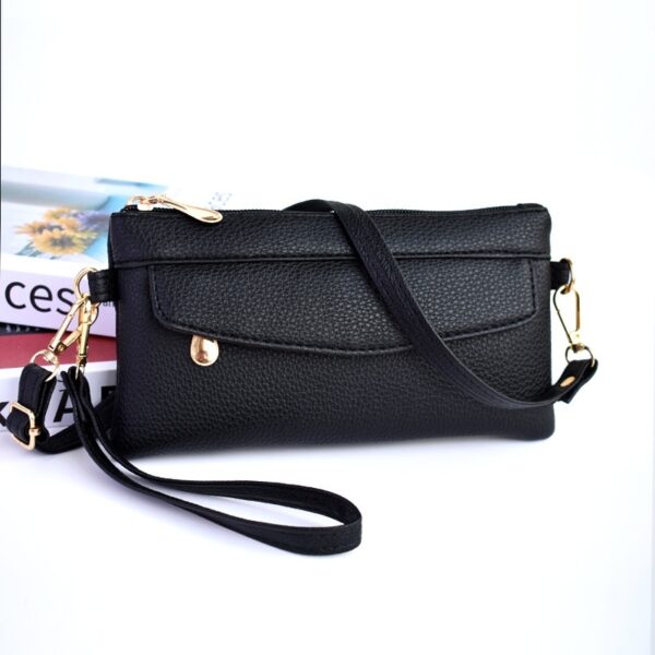 Simple Crossbody Shoulder Bag Soft Surface - Image 5