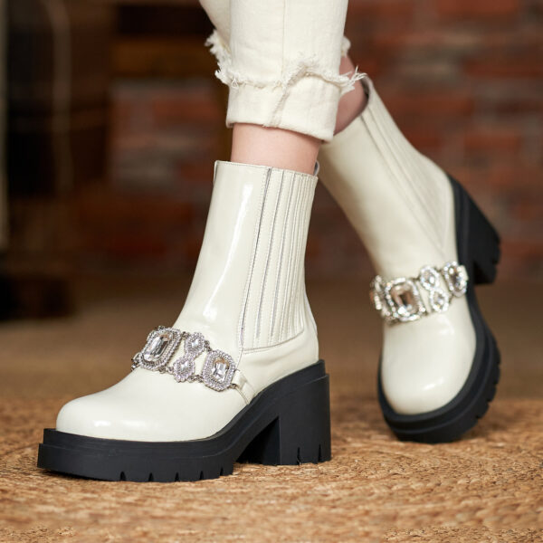 High Heel Knight Boots Ins Thick  Women - Image 5