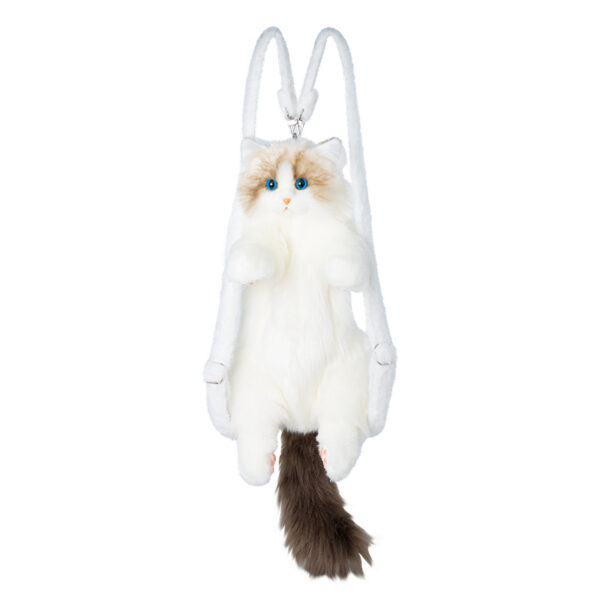 Cute Fashion Girls' Plush Ragdoll Backpack Doll - Image 4