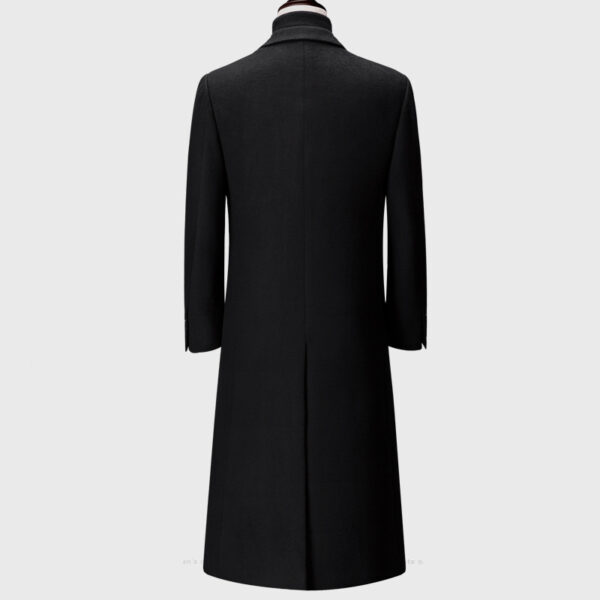 Men's trench coat woolen cloth - Image 3
