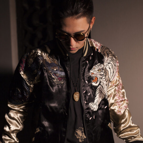 Men's embroidered reversible jacket - Image 5