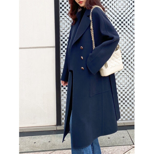 Vintage double-faced cashmere coat - Image 3