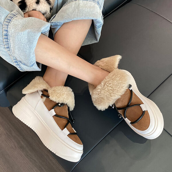 Plush fleece warm boots - Image 2