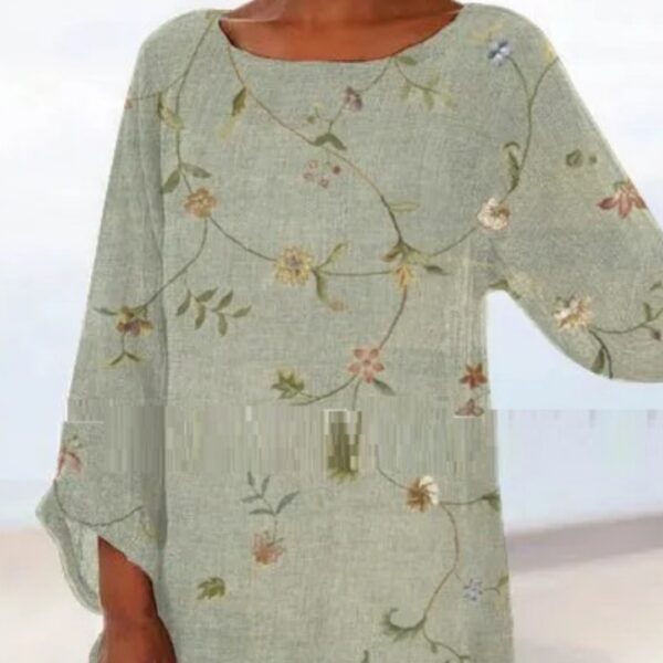 Fashion Casual Women's New Printed Shuya Temperament Commute Dress