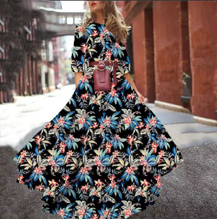 Women’s Printed Oversized Dress Is Fashionable