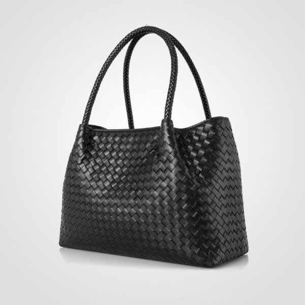 The First Layer of Cowhide Hand-woven Handbags Women's Picture-in-the-mother Bag - Image 6