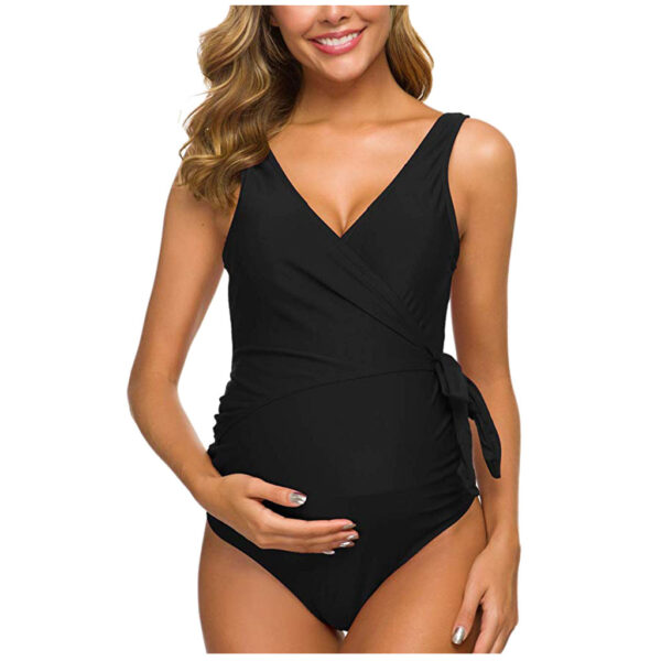 New Sexy Ladies Pregnant Women One-Piece European And American Sexy Swimwear Swimwear Wholesale - Image 2