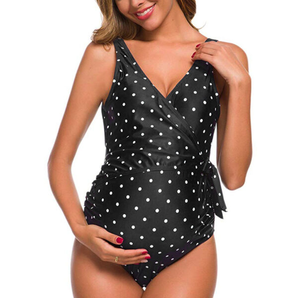 New Sexy Ladies Pregnant Women One-Piece European And American Sexy Swimwear Swimwear Wholesale - Image 5