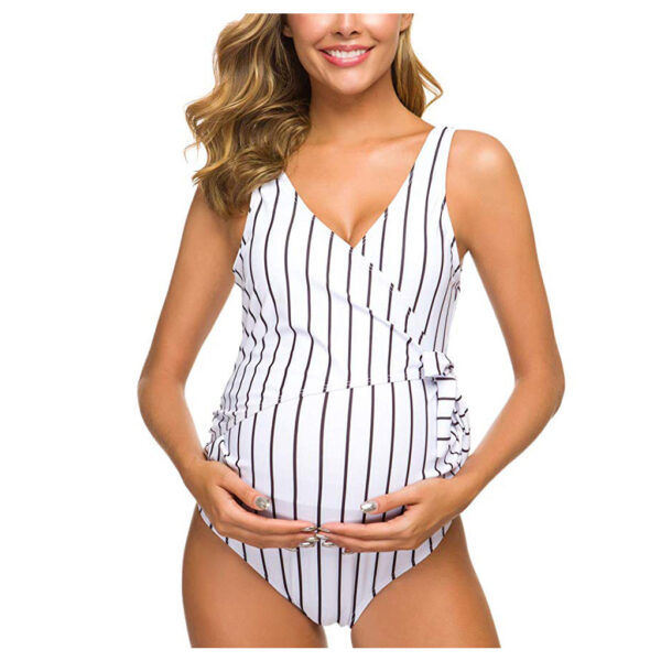 New Sexy Ladies Pregnant Women One-Piece European And American Sexy Swimwear Swimwear Wholesale - Image 4