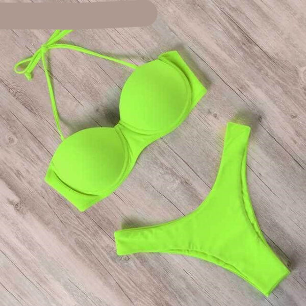 Bikini Sexy Swimwear Women Swimsuit Leopard Bikinis Set Wear - Image 3