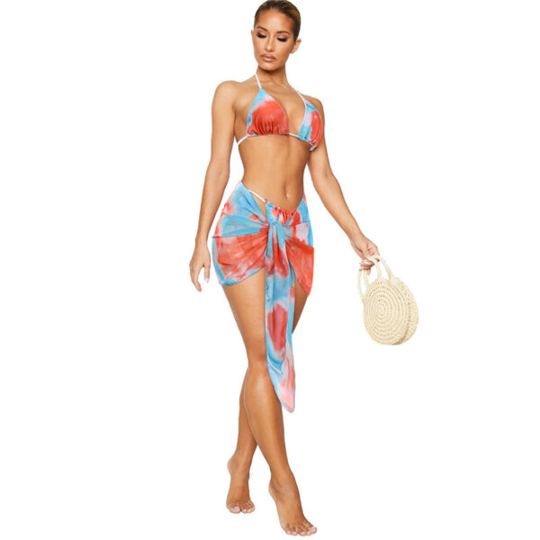 New Style Swimwear Sexy Split Swimsuit Women Bikini Bikini Three-Piece Swimwear - Image 3