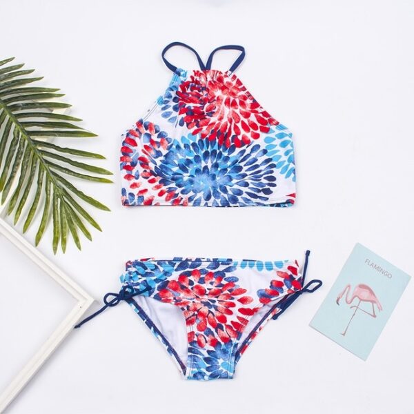Off Shoulder Fashion Swimwear Bikini Sexy Swimsuit Women - Image 3
