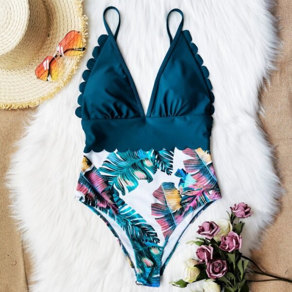 Women swimwear Swimsuit Bikini Sexy Plus Size OnePiece - Image 3