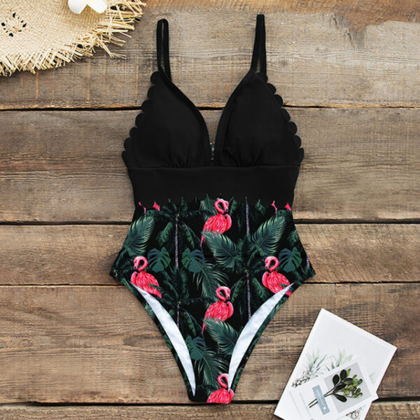 Women swimwear Swimsuit Bikini Sexy Plus Size OnePiece - Image 5