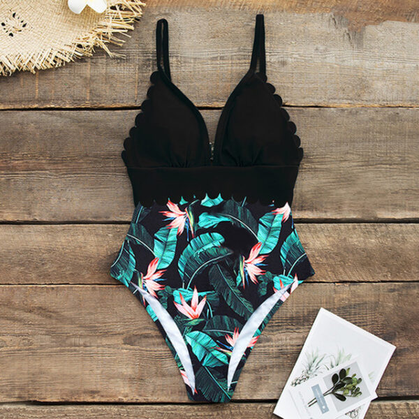 Women swimwear Swimsuit Bikini Sexy Plus Size OnePiece - Image 4