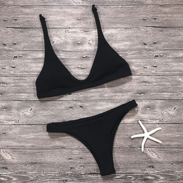 Sexy Bikinis Women Swimsuit Solid Bathing Swim Suit Bikini Set Swimwear Biquini Beachwear - Image 4