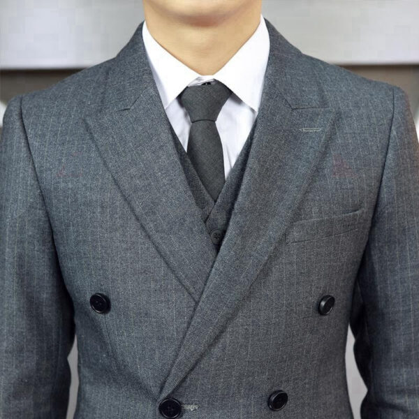 Business leisure trend handsome British style wedding suit - Image 3