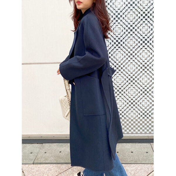 Vintage double-faced cashmere coat - Image 5