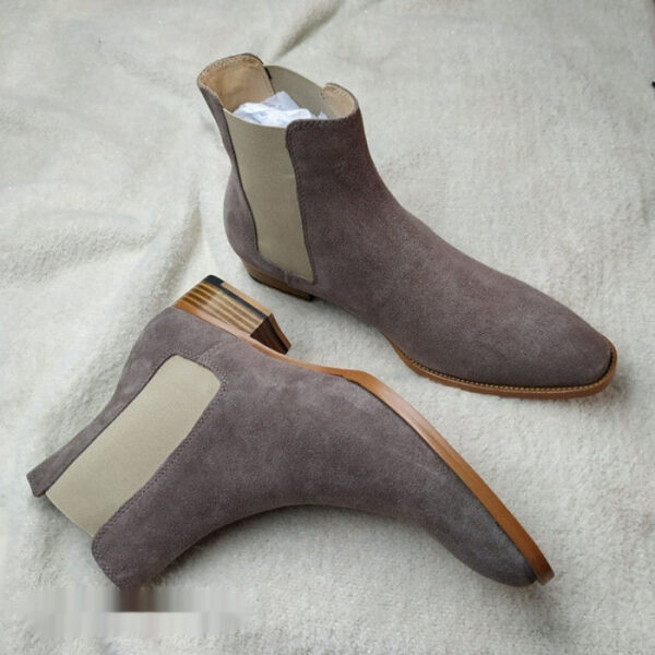 Men's FallWinter All-match Buckskin Martin Boots - Image 5