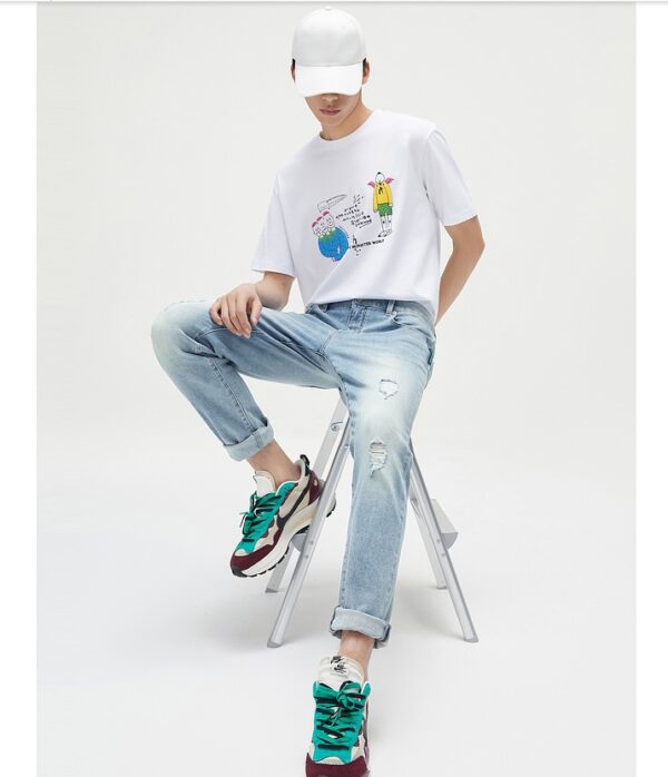 Summer New Cool Feeling Thin Ripped Jeans - Image 3