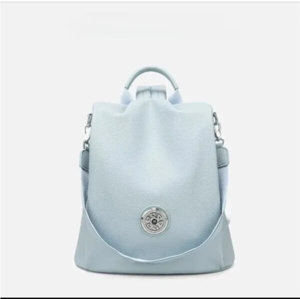 The New Seasonal Series Of Shoulder Bags Haze Blue New Fashion Leisure Ladies Backpack Large Capacity - Image 2