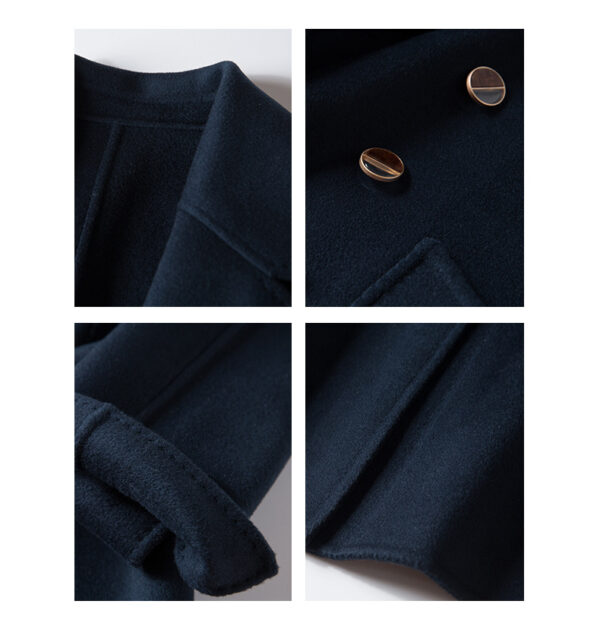 Vintage double-faced cashmere coat - Image 8