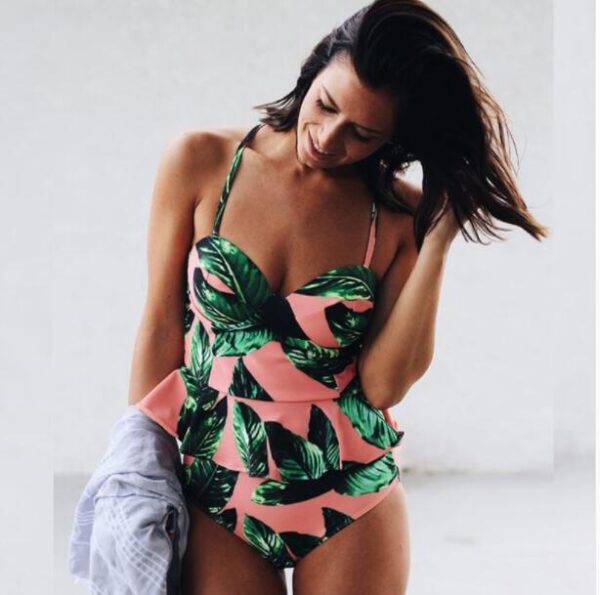 Sexy Bikini Swimwear Women Push Up Swimsuit High Waisted Bathing Suit Floral Biquini Two Piece Bikinis Tankini Beachwear - Image 3