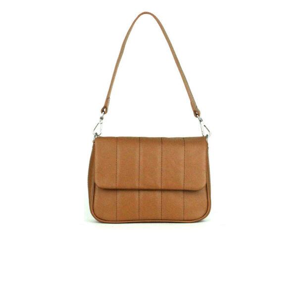 Leather Bucket Bag Street Fashion Medium Hard - Image 2
