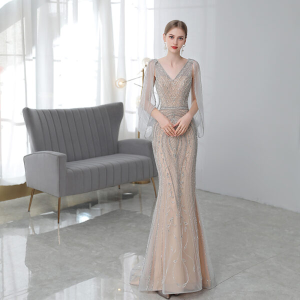 Women's High-end Fishtail Evening Dress - Image 6
