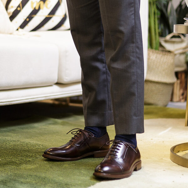 Men's Leather Lace-up Oxford Shoes - Image 3
