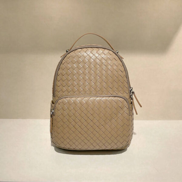 Backpack Women's Sheepskin Hand-woven - Image 3