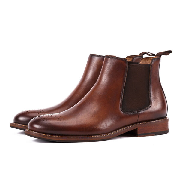 Leather Casual Short Boots Martin Leather - Image 4