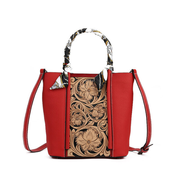 Fashion New Embossed Leather Women's Bag - Image 3