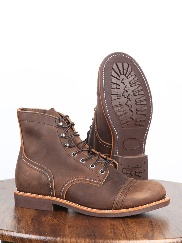 Paratrooper Boots Crazy Horse Leather High-top Outdoor Leisure - Image 3