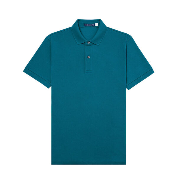 Men's Business Slim Cotton Short Sleeve Polo  Shirt - Image 4