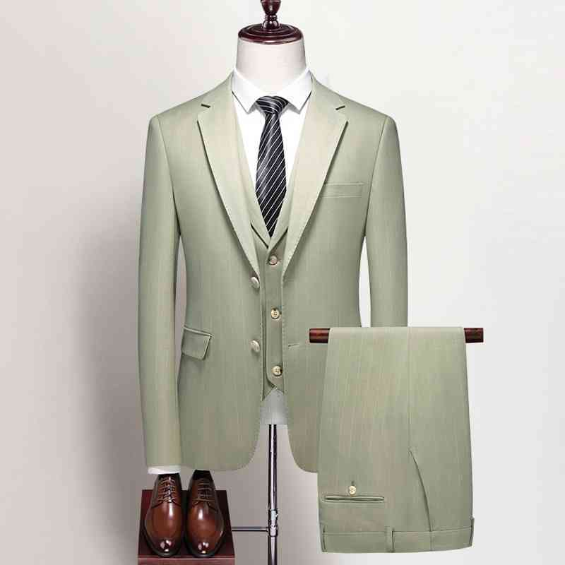 Business Suit Casual Jacket Men’s Formal Wear Set Formal Dress