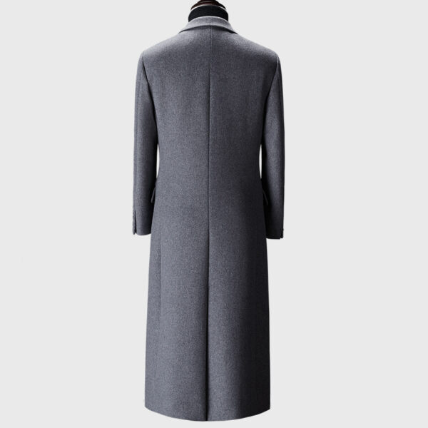 Men's trench coat woolen cloth - Image 4