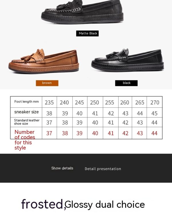 Summer British Style Leather Slip-on Casual Men's Shoes - Image 5
