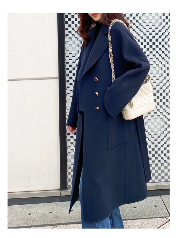 Vintage double-faced cashmere coat - Image 4