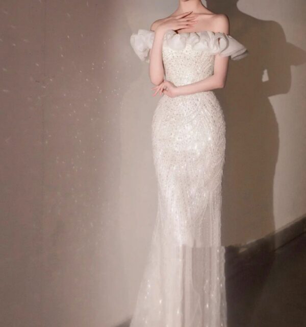 Chestless Pearl French Fishtail Skirt - Image 2