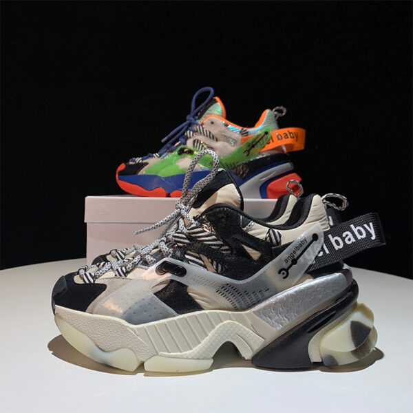 Color block platform sneakers - Image 3