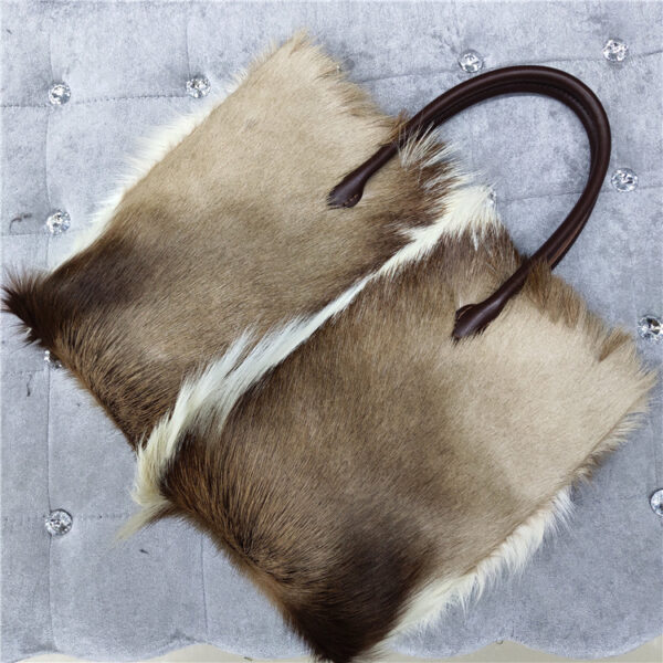 European And American Fashion Minimalist Cowhide Handle Handbag - Image 3