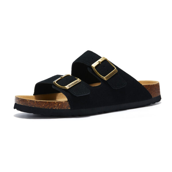 Flat Non-slip Cork Slippers For Men And Women - Image 8