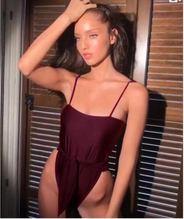 Sexy Swimsuit Women Swimwear One Piece Halter One Piece Push Up Swimsuit Bandage Bathing Suit Wear Female Beachwear - Image 5